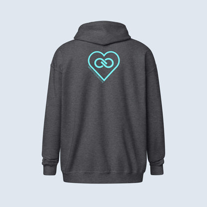 HOODIE CON CAPUCHA Y CREMALLERA HOMBRE INFINITE