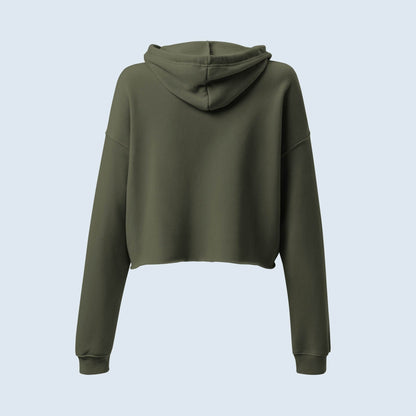 HOODIE CORTA CON CAPUCHA MUJER ANIMAL PRINT