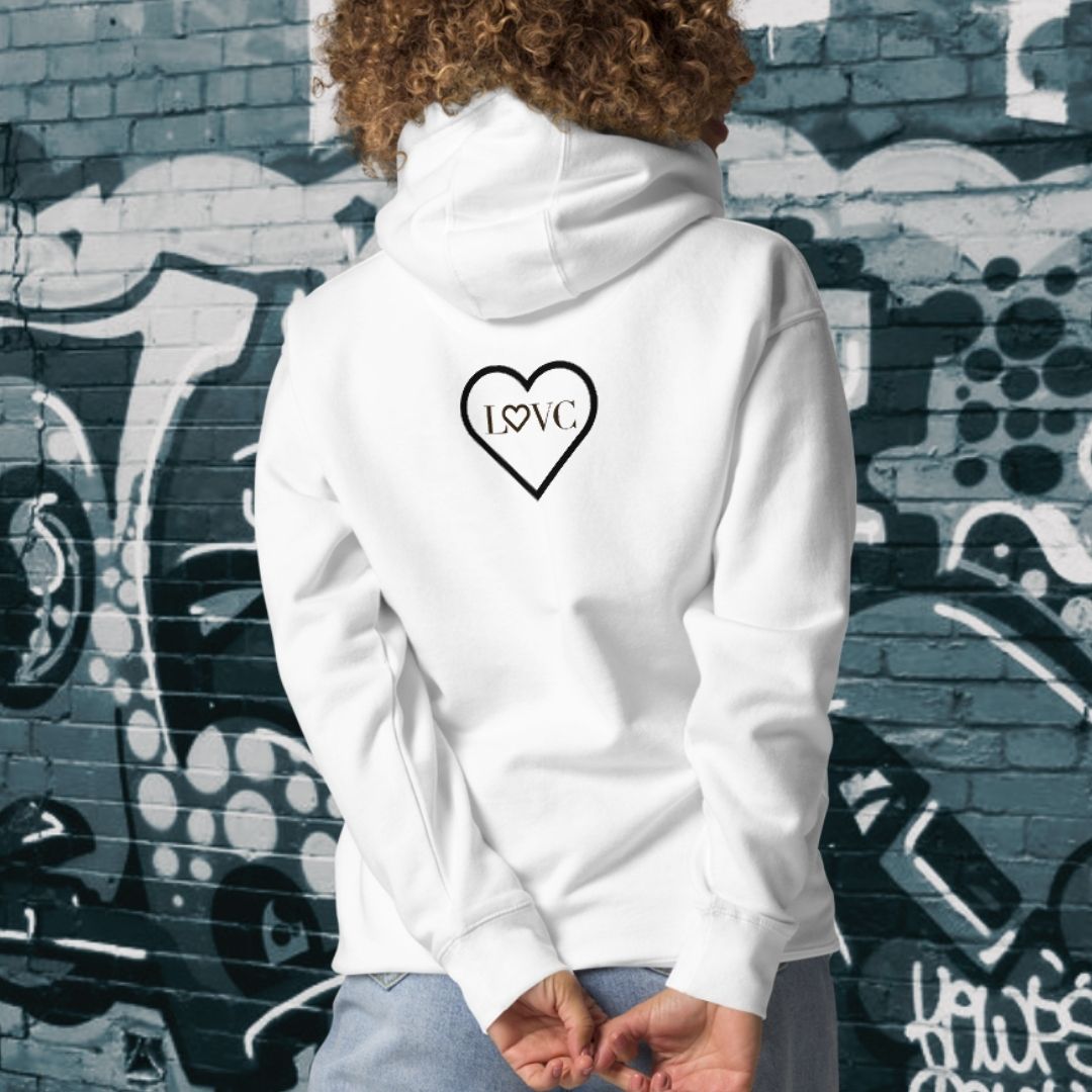 HOODIE CON CAPUCHA MUJER 2CUORE BLACK