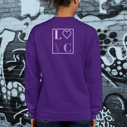 SUDADERA GRUESA MUJER LOGO BACK CUADRADO
