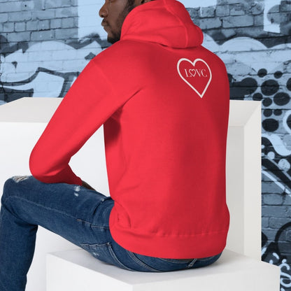 HOODIE CON CAPUCHA HOMBRE 2CUORE WHITE