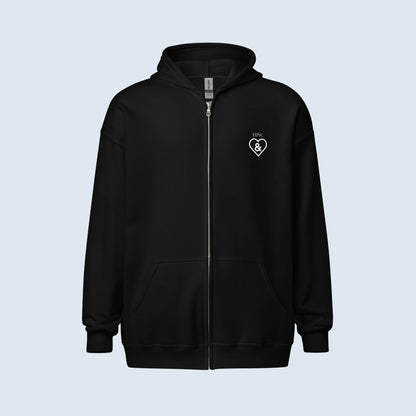 HOODIE CON CAPUCHA Y CREMALLERA MUJER SYMBOL &