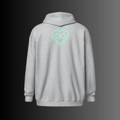 HOODIE CON CAPUCHA Y CREMALLERA HOMBRE INFINITE