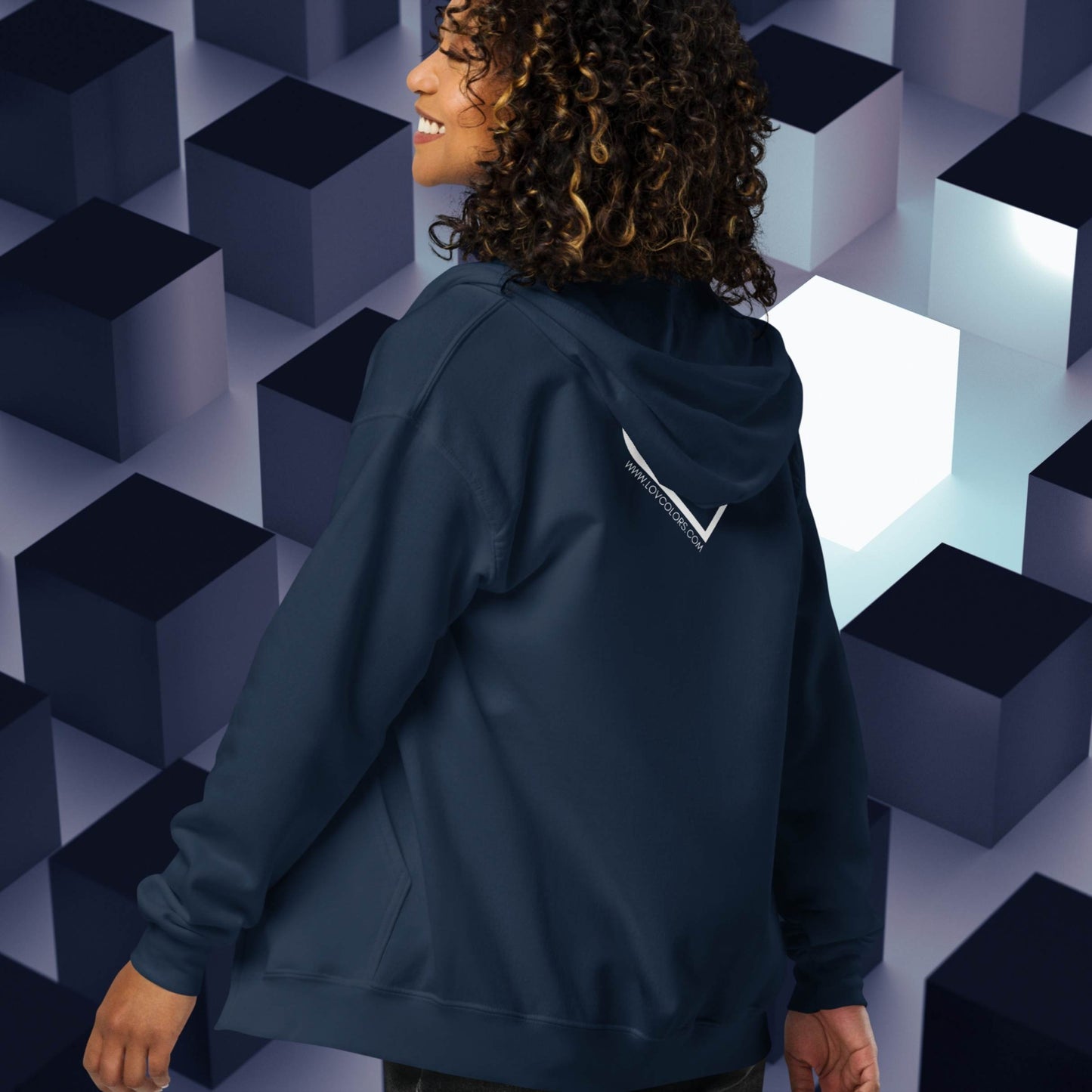 HOODIE CON CAPUCHA Y CREMALLERA MUJER INFINITE