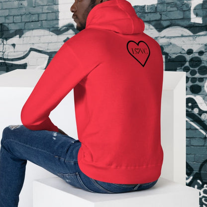 HOODIE CON CAPUCHA HOMBRE 2CUORE BLACK