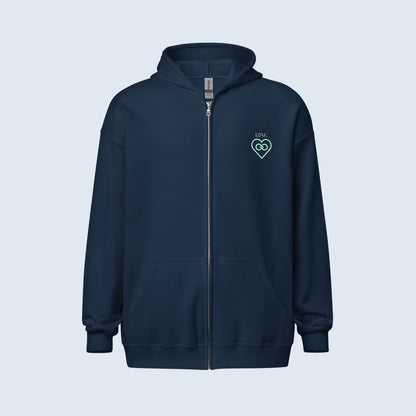 HOODIE CON CAPUCHA Y CREMALLERA HOMBRE INFINITE