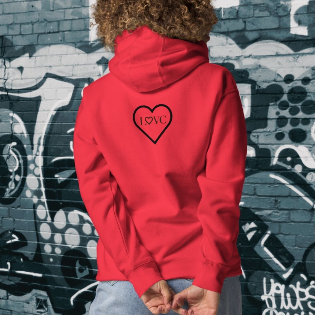 HOODIE CON CAPUCHA MUJER 2CUORE BLACK