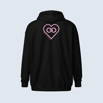 HOODIE CON CAPUCHA Y CREMALLERA MUJER INFINITE