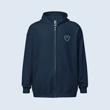 HOODIE CON CAPUCHA Y CREMALLERA MUJER COOL