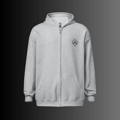 HOODIE CON CAPUCHA Y CREMALLERA HOMBRE INFINITE
