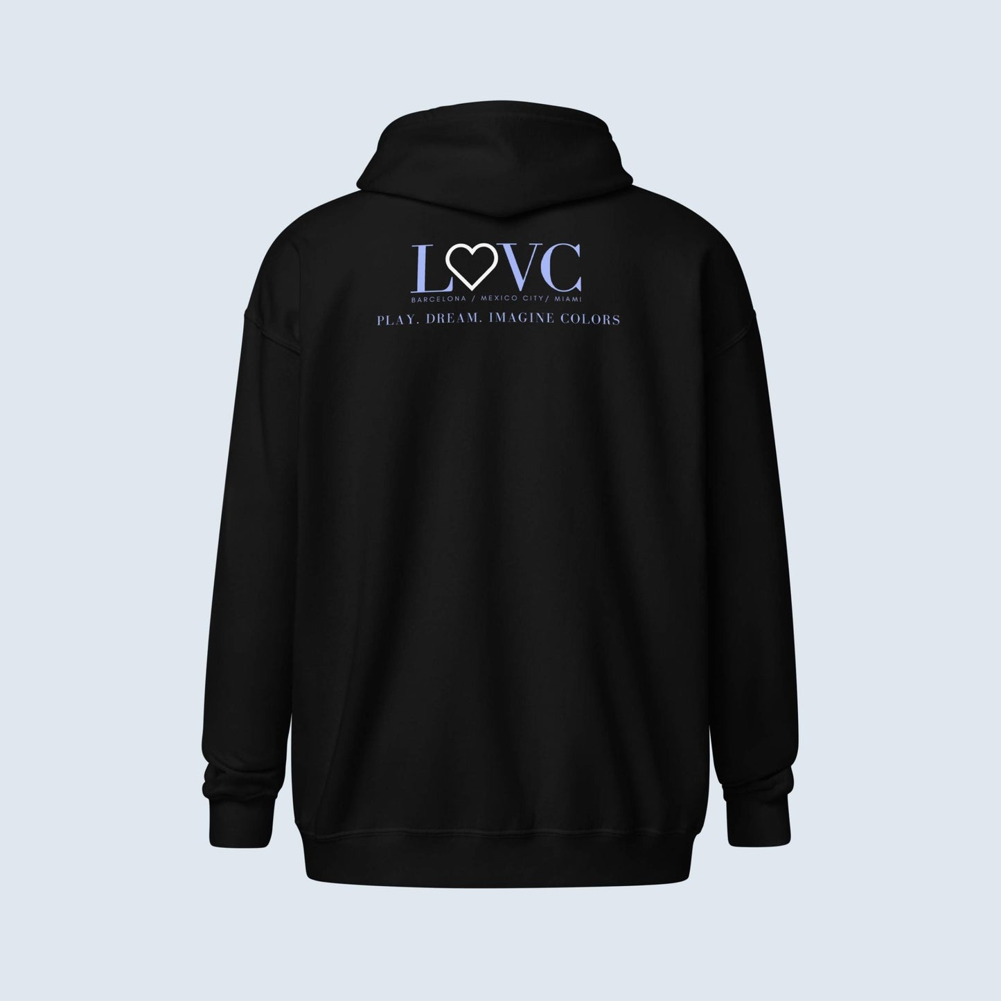 HOODIE CON CAPUCHA Y CREMALLERA HOMBRE LOGO CLASSIC