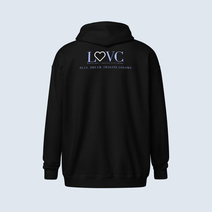 HOODIE CON CAPUCHA Y CREMALLERA HOMBRE LOGO CLASSIC