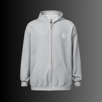 HOODIE CON CAPUCHA Y CREMALLERA HOMBRE SYMBOL &