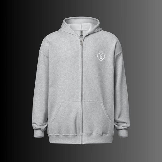 HOODIE CON CAPUCHA Y CREMALLERA HOMBRE SYMBOL &