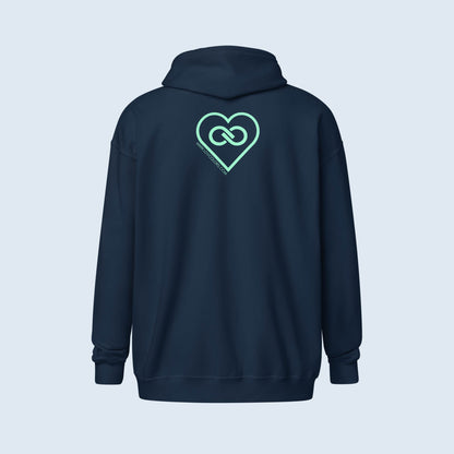 HOODIE CON CAPUCHA Y CREMALLERA HOMBRE INFINITE