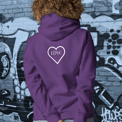 HOODIE CON CAPUCHA MUJER 2CUORE WHITE