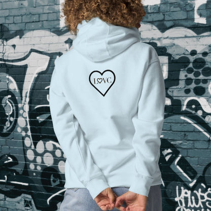 HOODIE CON CAPUCHA MUJER 2CUORE BLACK