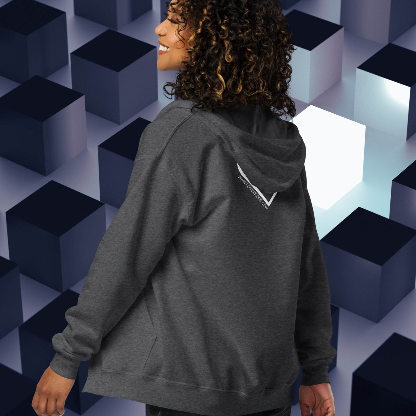 HOODIE CON CAPUCHA Y CREMALLERA MUJER INFINITE