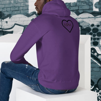HOODIE CON CAPUCHA HOMBRE 2CUORE BLACK