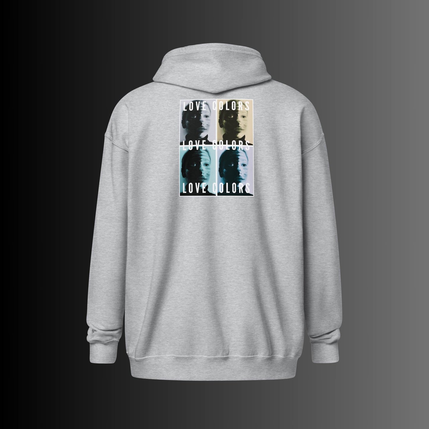 HOODIE CON CAPUCHA Y CREMALLERA HOMBRE SYMBOL &