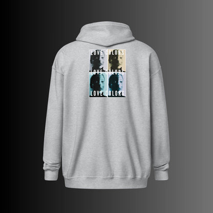HOODIE CON CAPUCHA Y CREMALLERA HOMBRE SYMBOL &