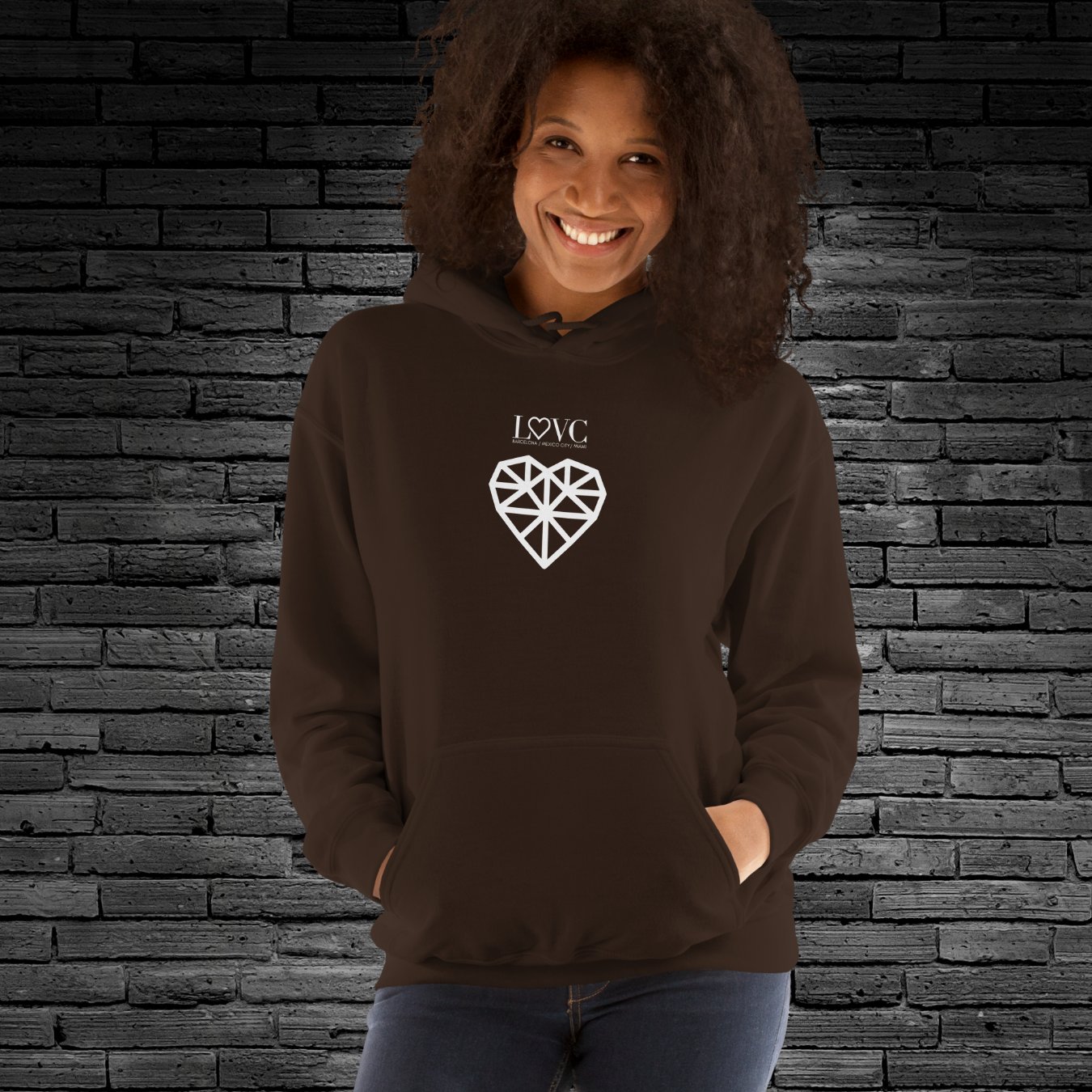 HOODIE CON CAPUCHA MUJER DIAMOND
