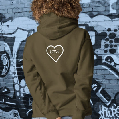 HOODIE CON CAPUCHA MUJER 2CUORE WHITE