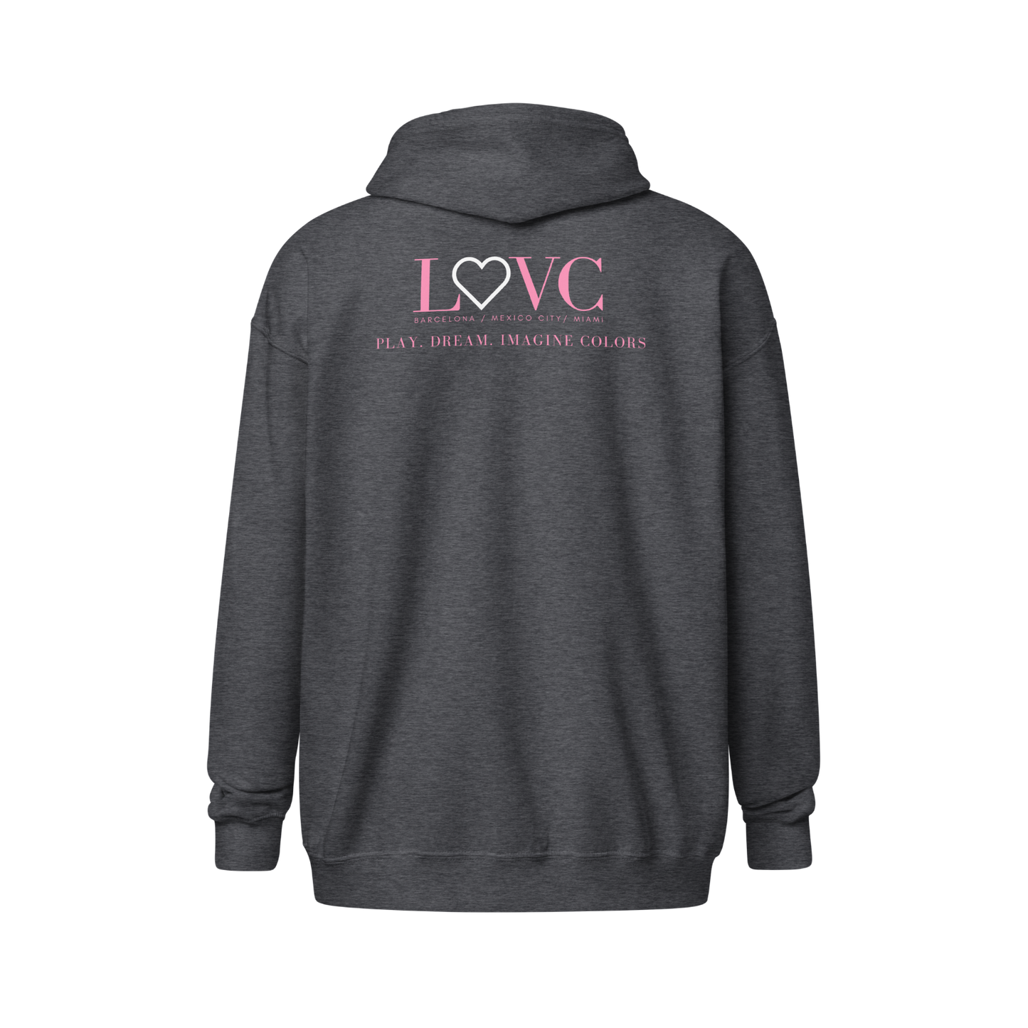 HOODIE CON CAPUCHA Y CREMALLERA HOMBRE LOGO CLASSIC