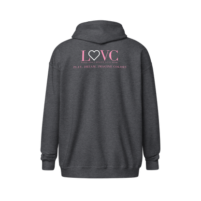 HOODIE CON CAPUCHA Y CREMALLERA HOMBRE LOGO CLASSIC