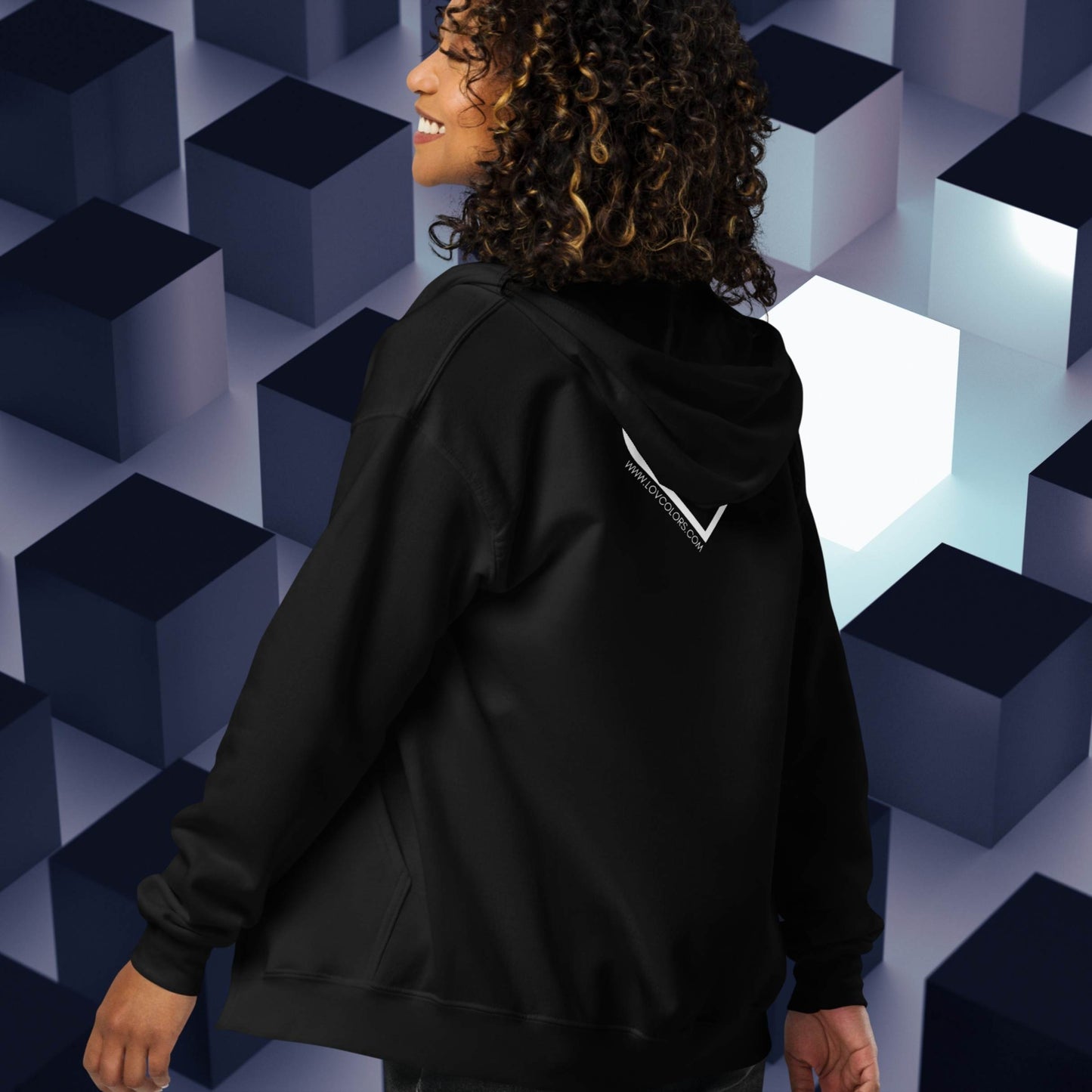 HOODIE CON CAPUCHA Y CREMALLERA MUJER INFINITE
