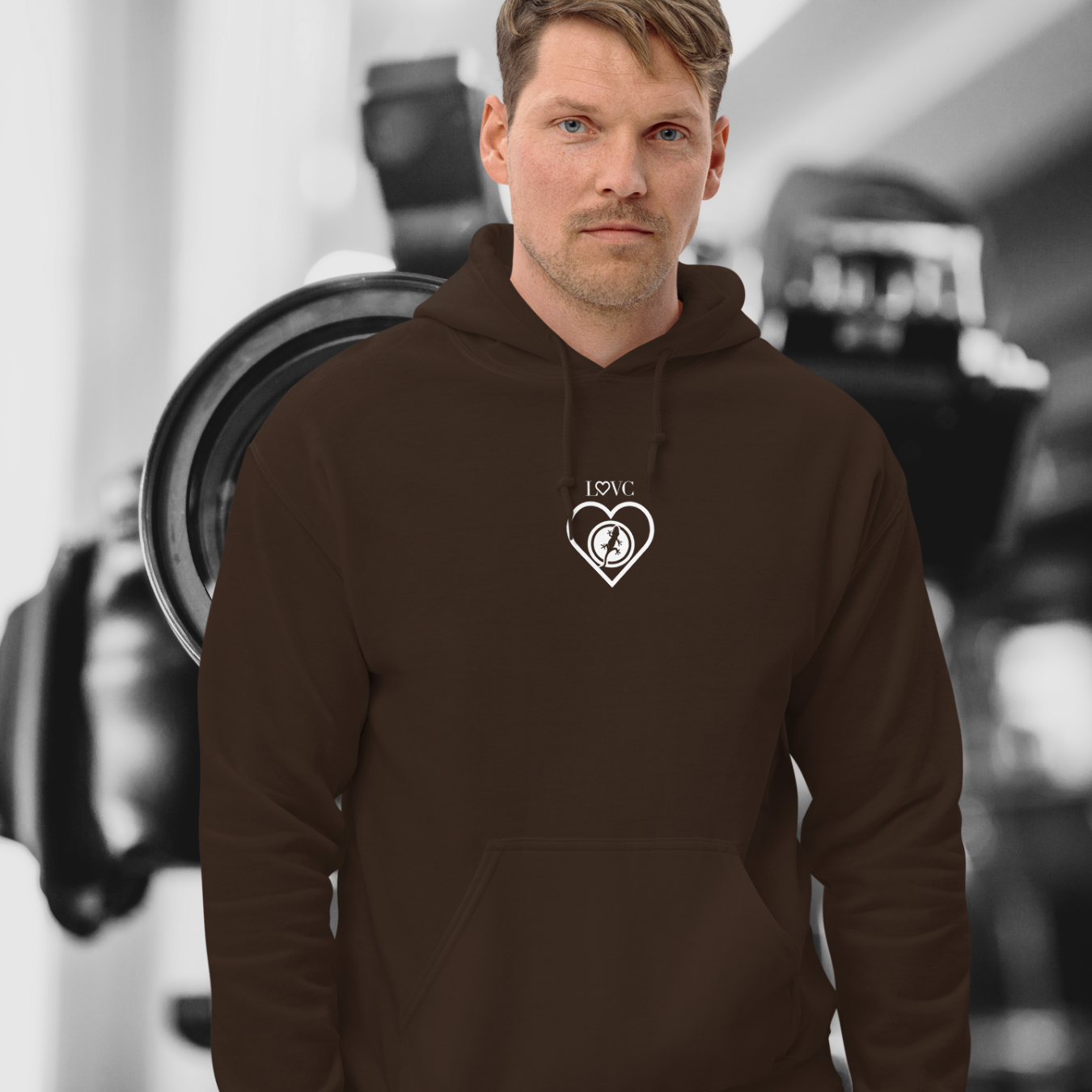 HOODIE CON CAPUCHA HOMBRE LIZARD