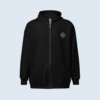 HOODIE CON CAPUCHA Y CREMALLERA HOMBRE INFINITE