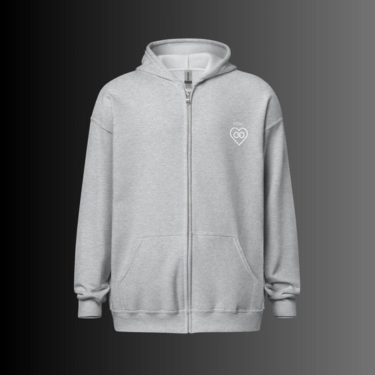 HOODIE CON CAPUCHA Y CREMALLERA MUJER INFINITE