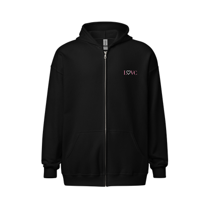 HOODIE CON CAPUCHA Y CREMALLERA HOMBRE LOGO CLASSIC
