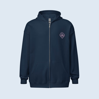 HOODIE CON CAPUCHA Y CREMALLERA HOMBRE INFINITE