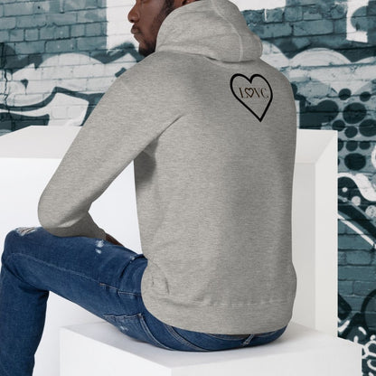 HOODIE CON CAPUCHA HOMBRE 2CUORE BLACK