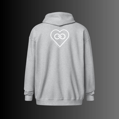 HOODIE CON CAPUCHA Y CREMALLERA MUJER INFINITE