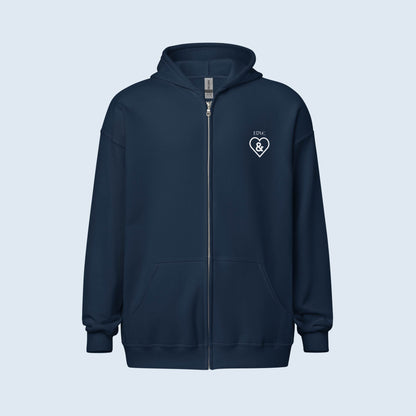 HOODIE CON CAPUCHA Y CREMALLERA HOMBRE SYMBOL &