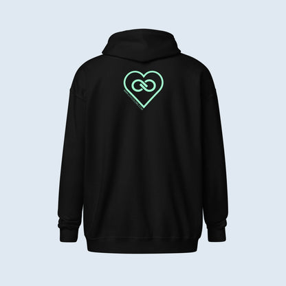 HOODIE CON CAPUCHA Y CREMALLERA HOMBRE INFINITE