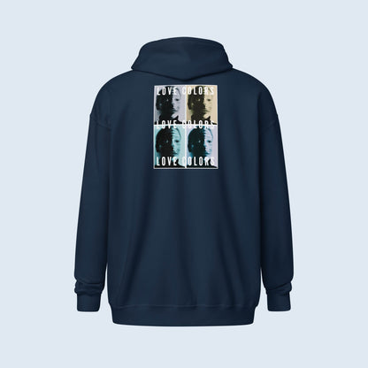 HOODIE CON CAPUCHA Y CREMALLERA HOMBRE SYMBOL &