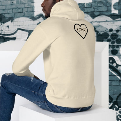 HOODIE CON CAPUCHA HOMBRE 2CUORE BLACK