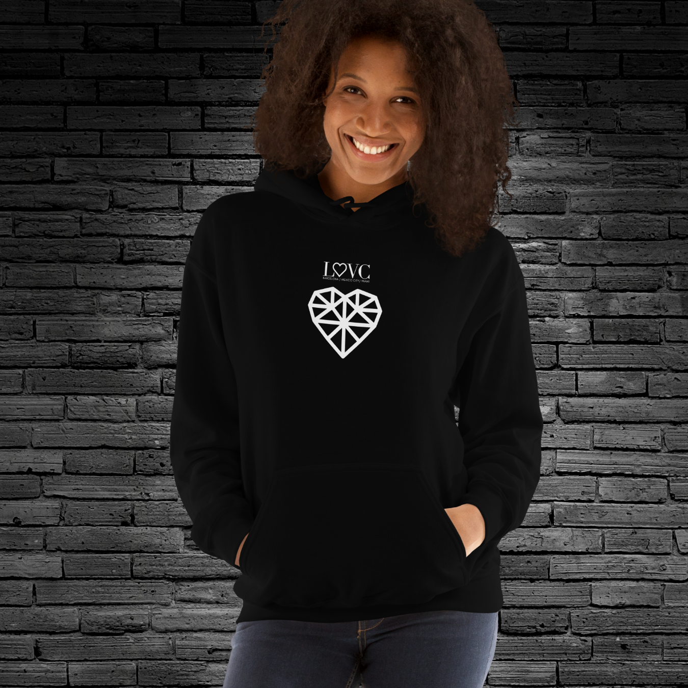 HOODIE CON CAPUCHA MUJER DIAMOND