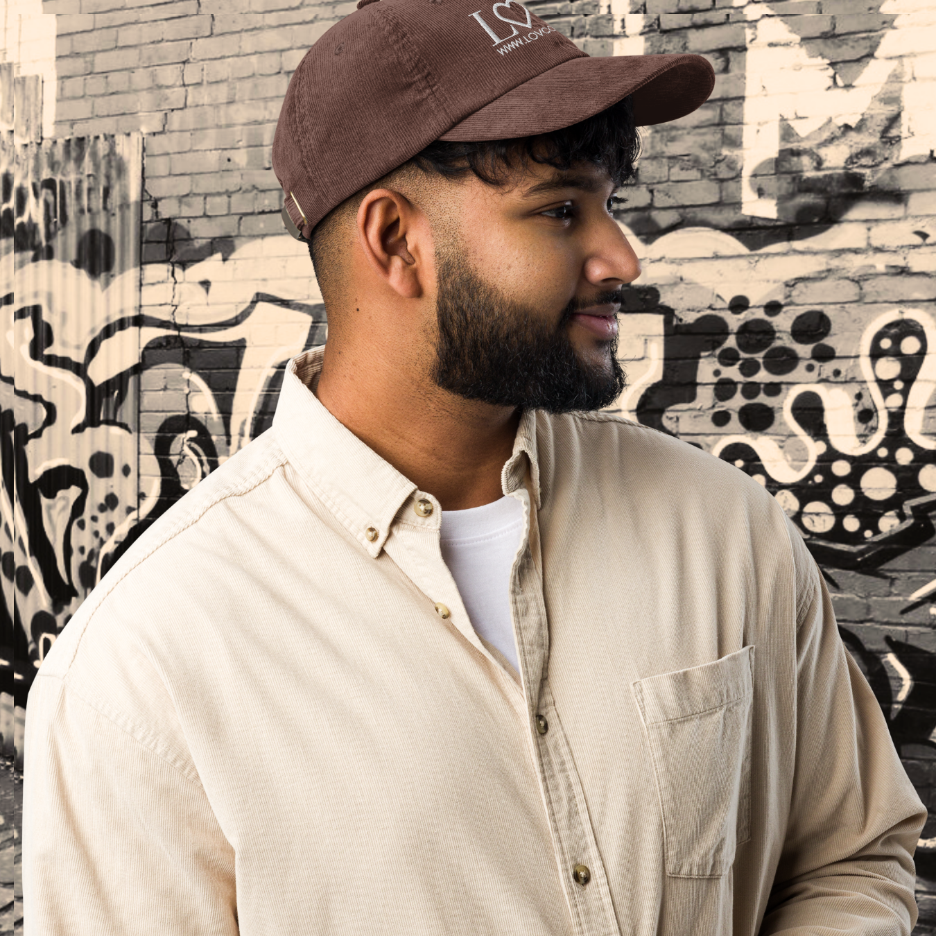 GORRA DE PANA VINTAGE HOMBRE LOGO