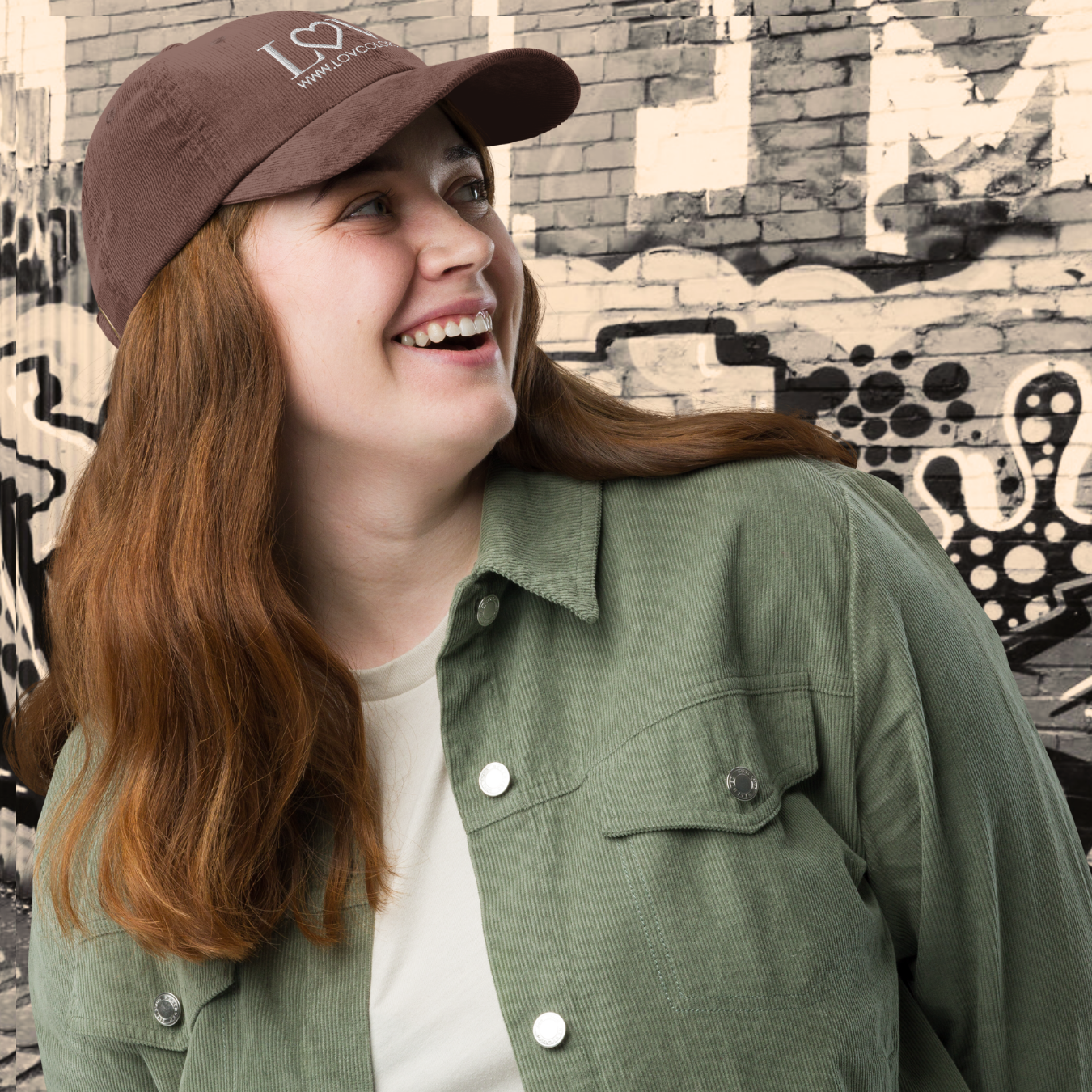GORRA DE PANA VINTAGE MUJER LOGO