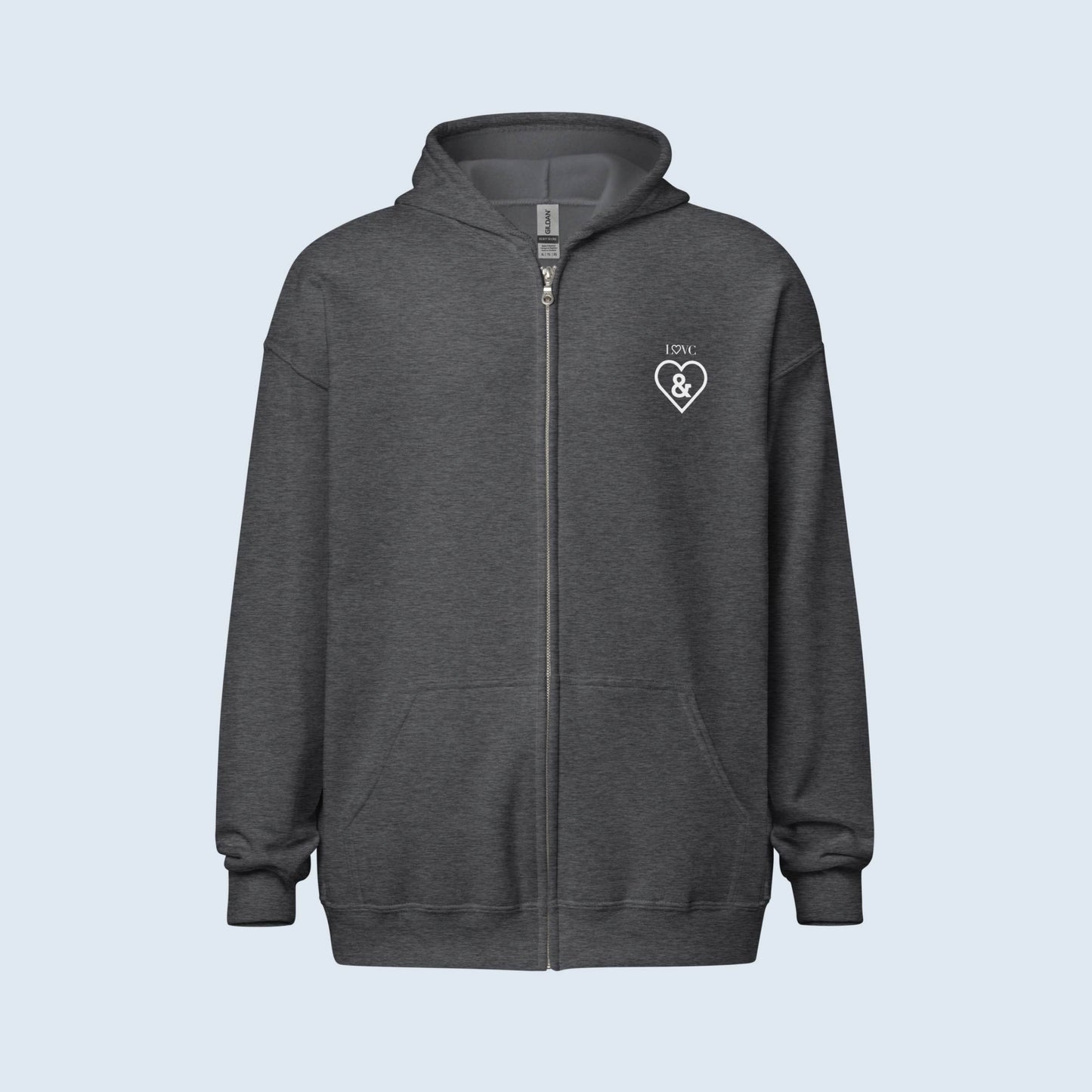 HOODIE CON CAPUCHA Y CREMALLERA HOMBRE SYMBOL &
