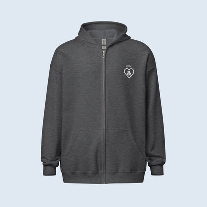 HOODIE CON CAPUCHA Y CREMALLERA HOMBRE SYMBOL &