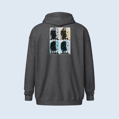 HOODIE CON CAPUCHA Y CREMALLERA HOMBRE SYMBOL &