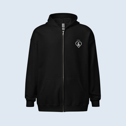 HOODIE CON CAPUCHA Y CREMALLERA HOMBRE SYMBOL &