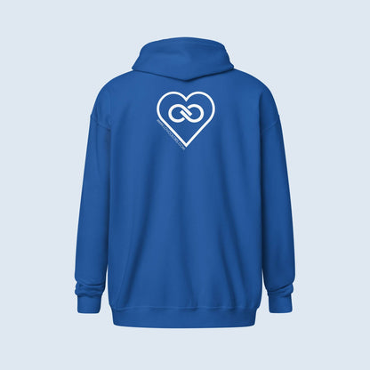 HOODIE CON CAPUCHA Y CREMALLERA MUJER INFINITE
