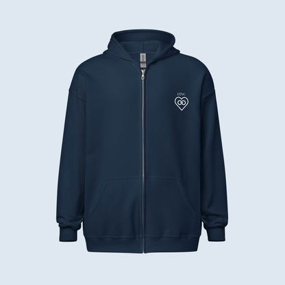 HOODIE CON CAPUCHA Y CREMALLERA MUJER INFINITE